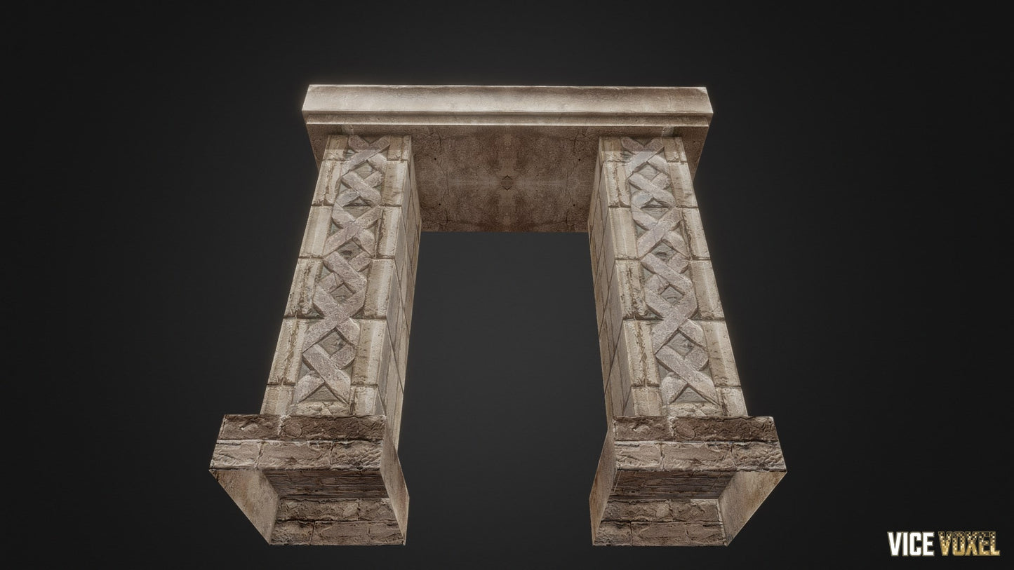 PBR Stone Chamber Piller