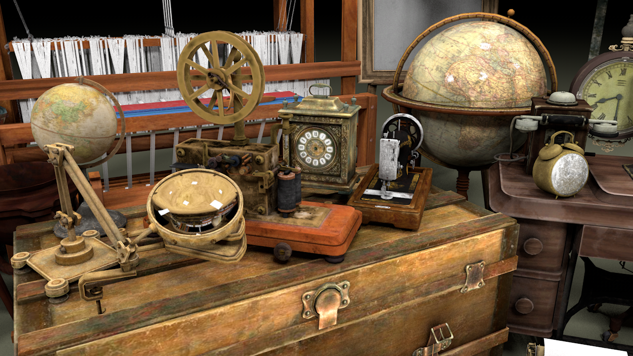 Ultimate Antique Props 50+ - ViceVoxel