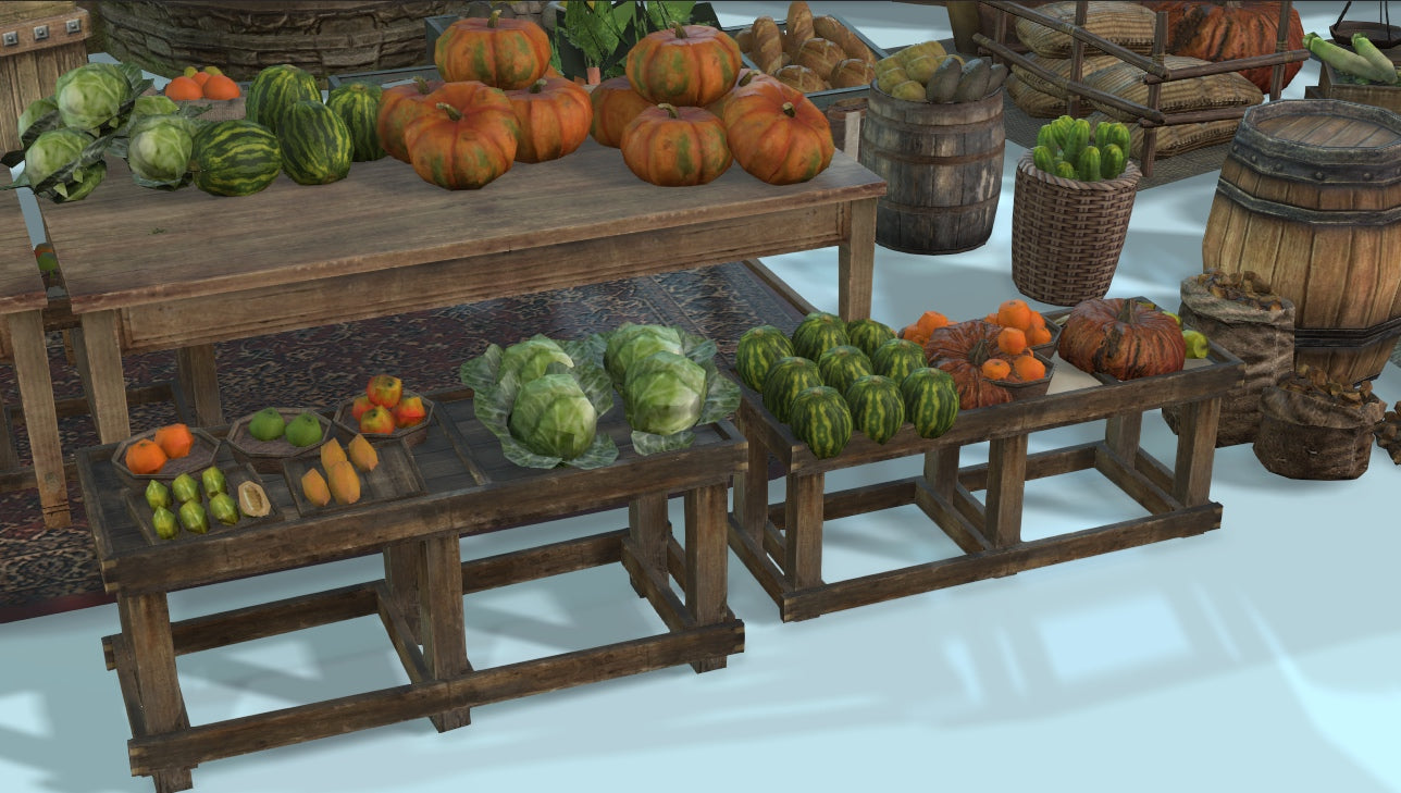 Simple Traditional Markets Props - ViceVoxel