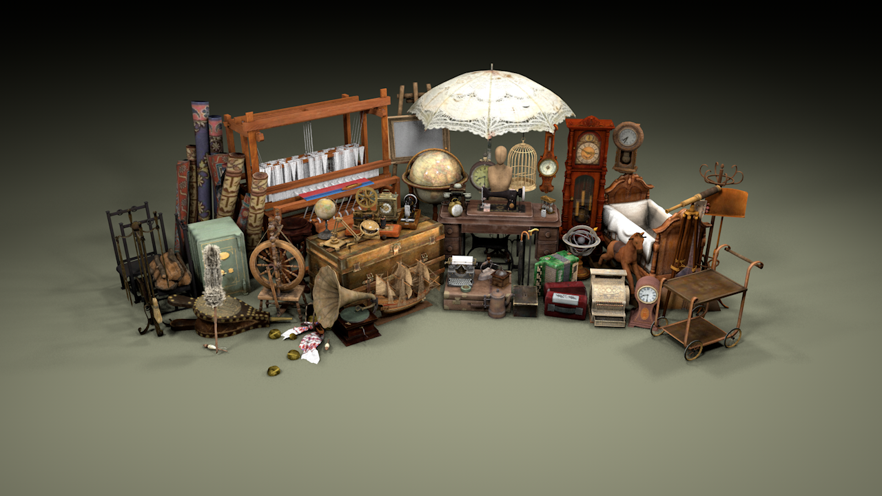 Ultimate Antique Props 50+ - ViceVoxel