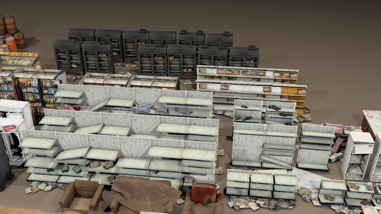 Ultimate Apocalyptic Props 600+ - ViceVoxel