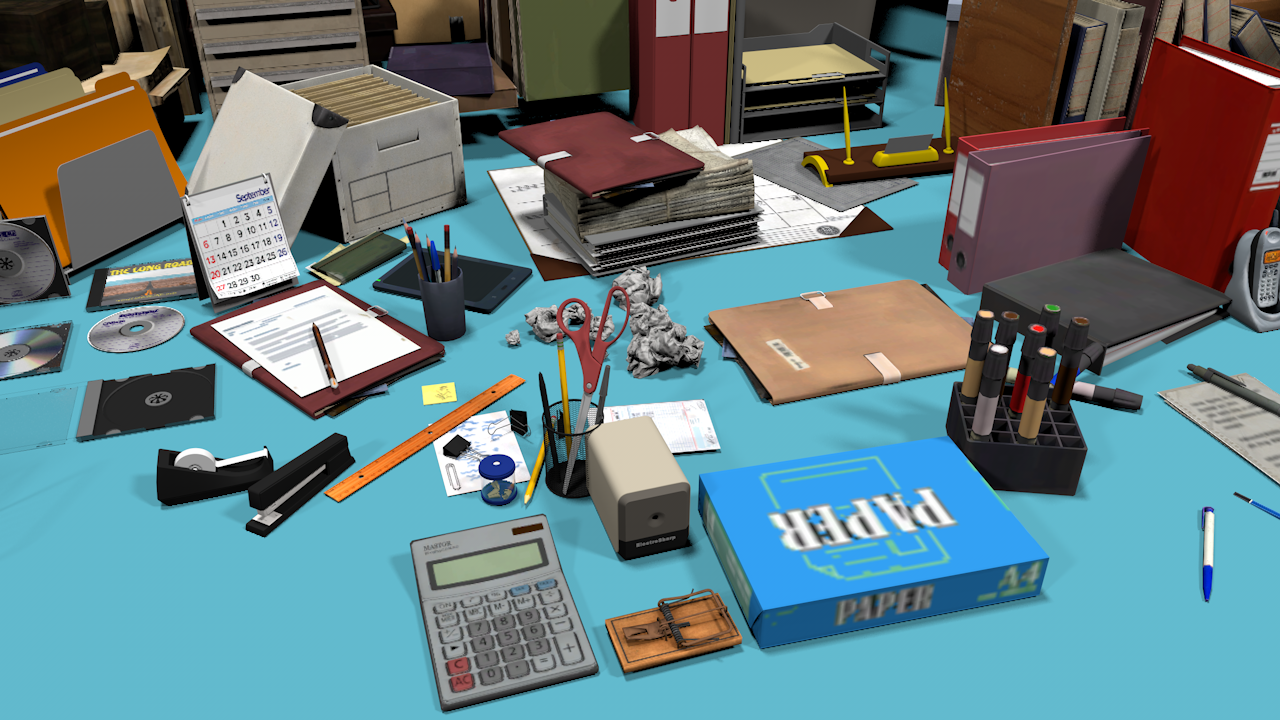 Ultimate Office Props 150+ - ViceVoxel