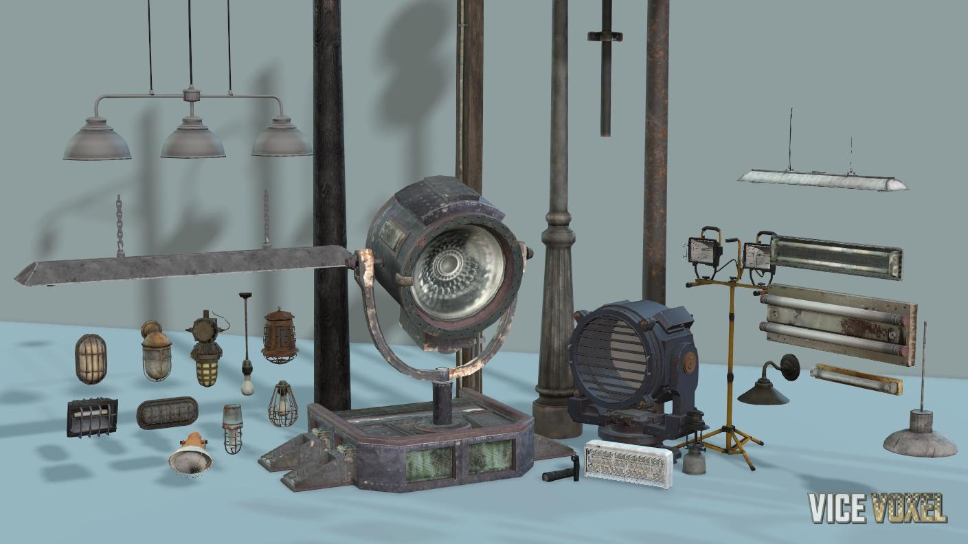 Simple Industrial Lights