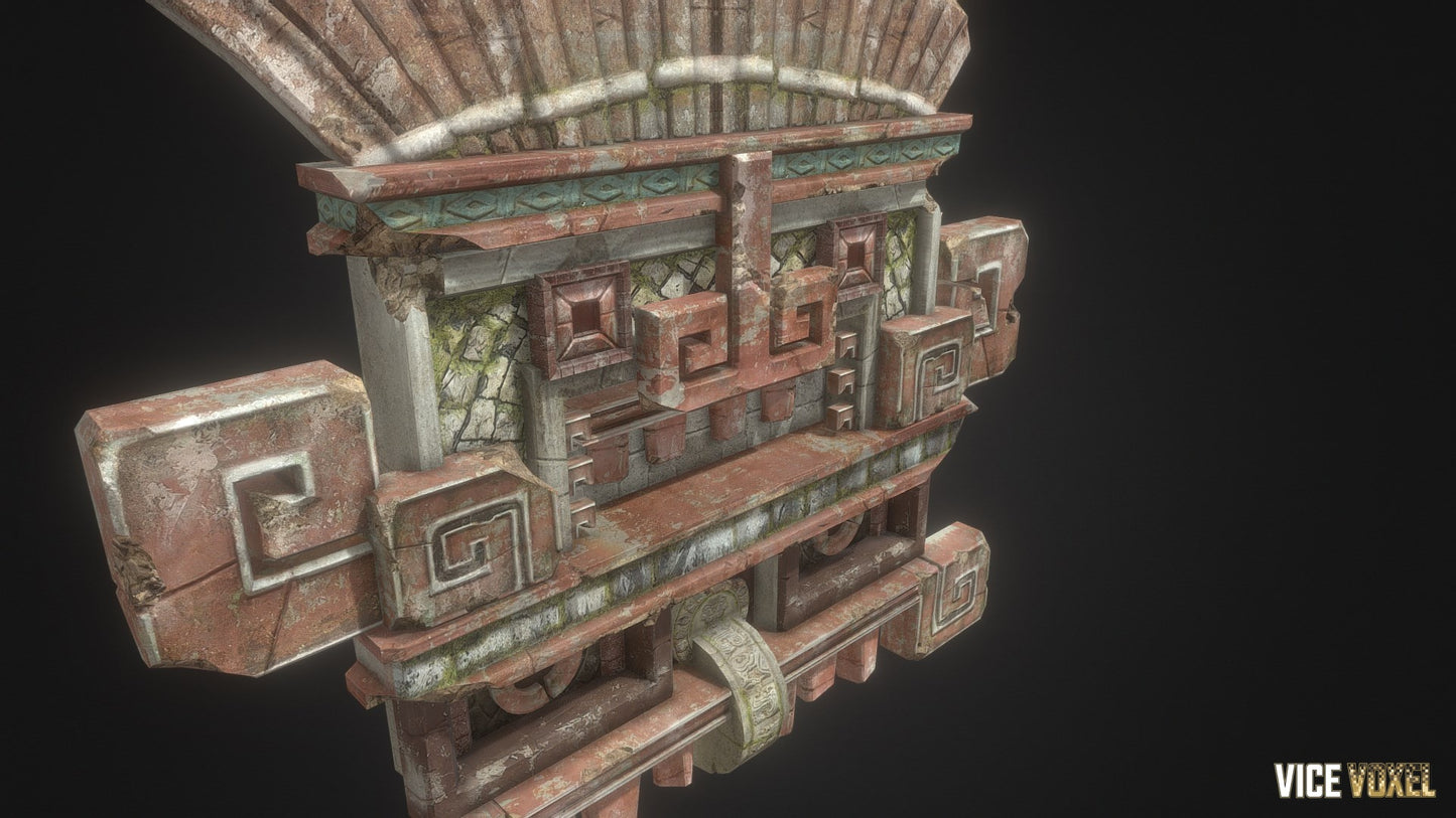 PBR Ancient Gate Face