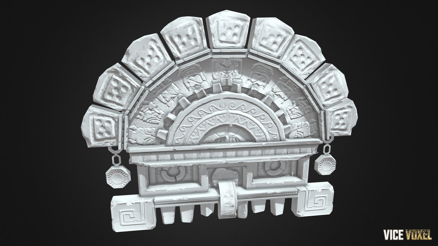 PBR Ancient Gate Face