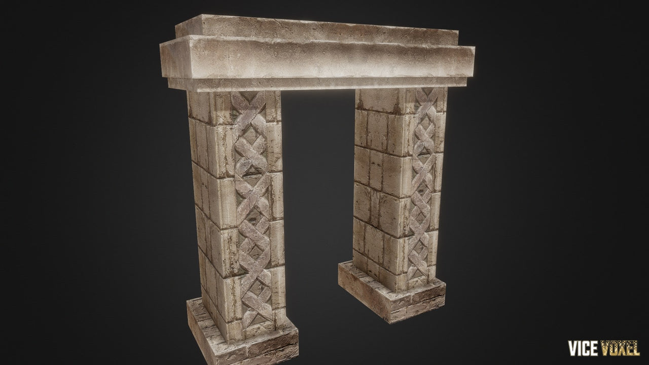 PBR Stone Chamber Piller