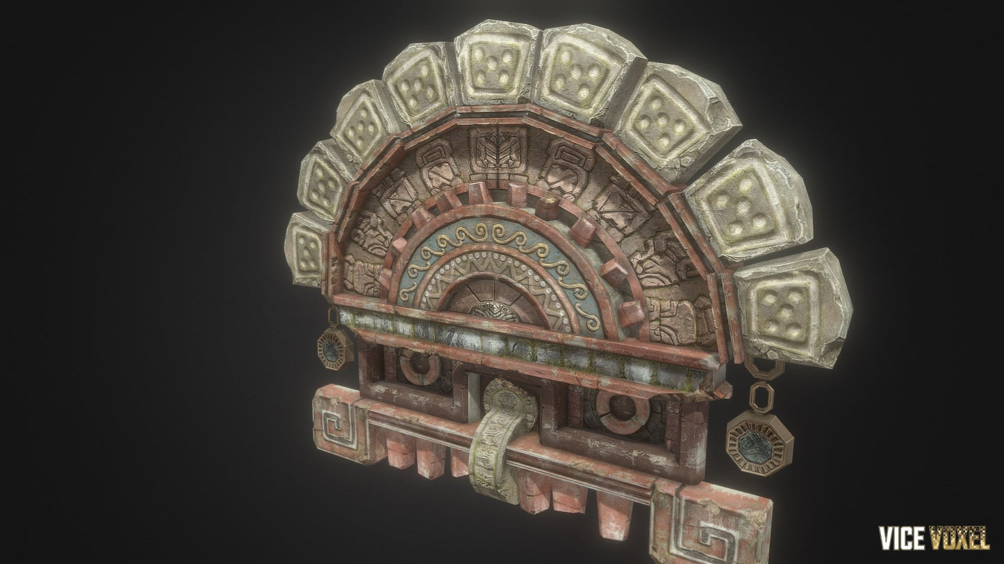 PBR Ancient Gate Face