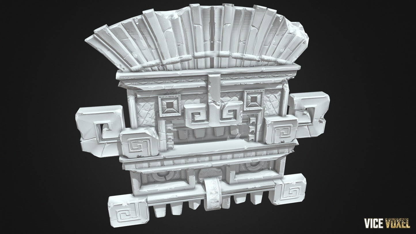 PBR Ancient Gate Face