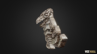 PBR Lizard Statue