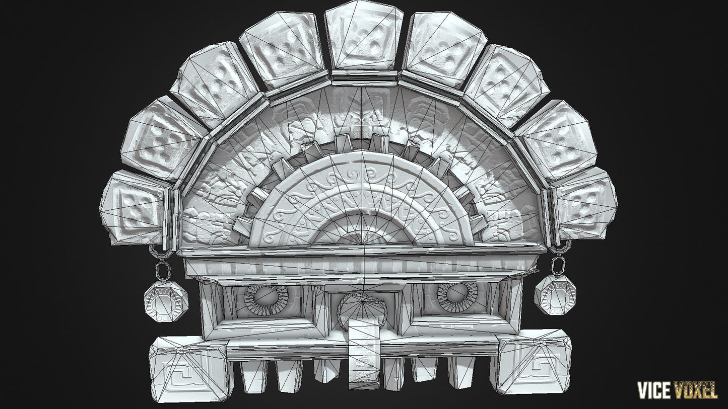 PBR Ancient Gate Face
