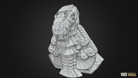 PBR Lizard Statue