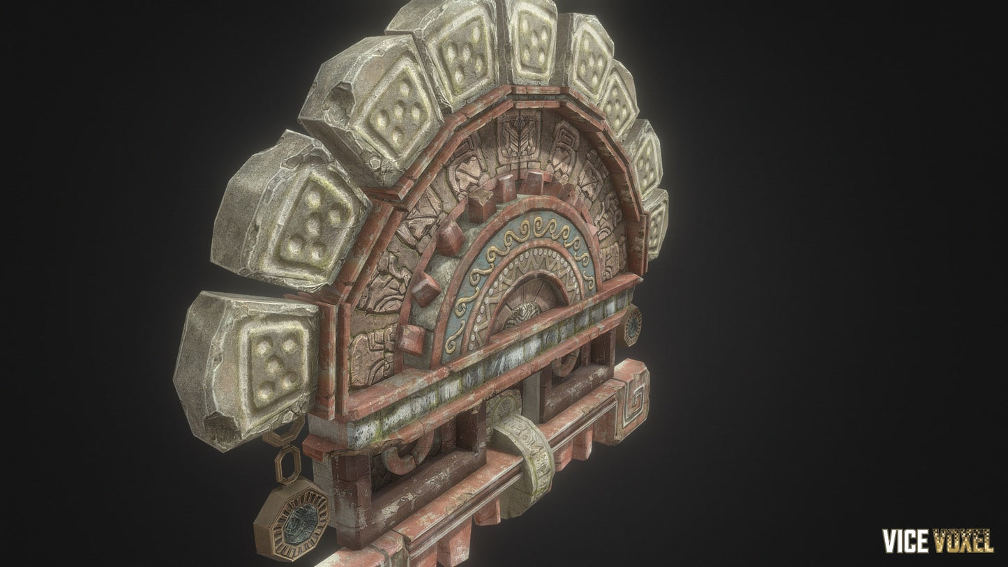 PBR Ancient Gate Face