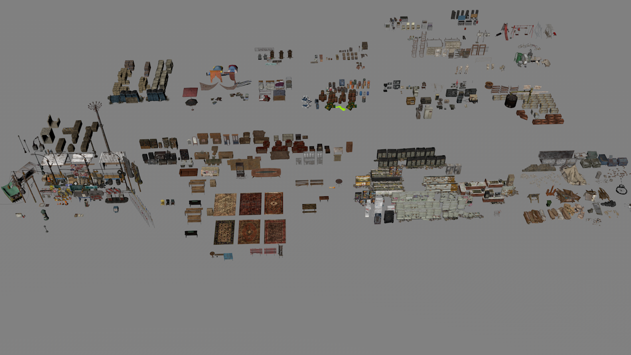 Ultimate Apocalyptic Props 600+ - ViceVoxel