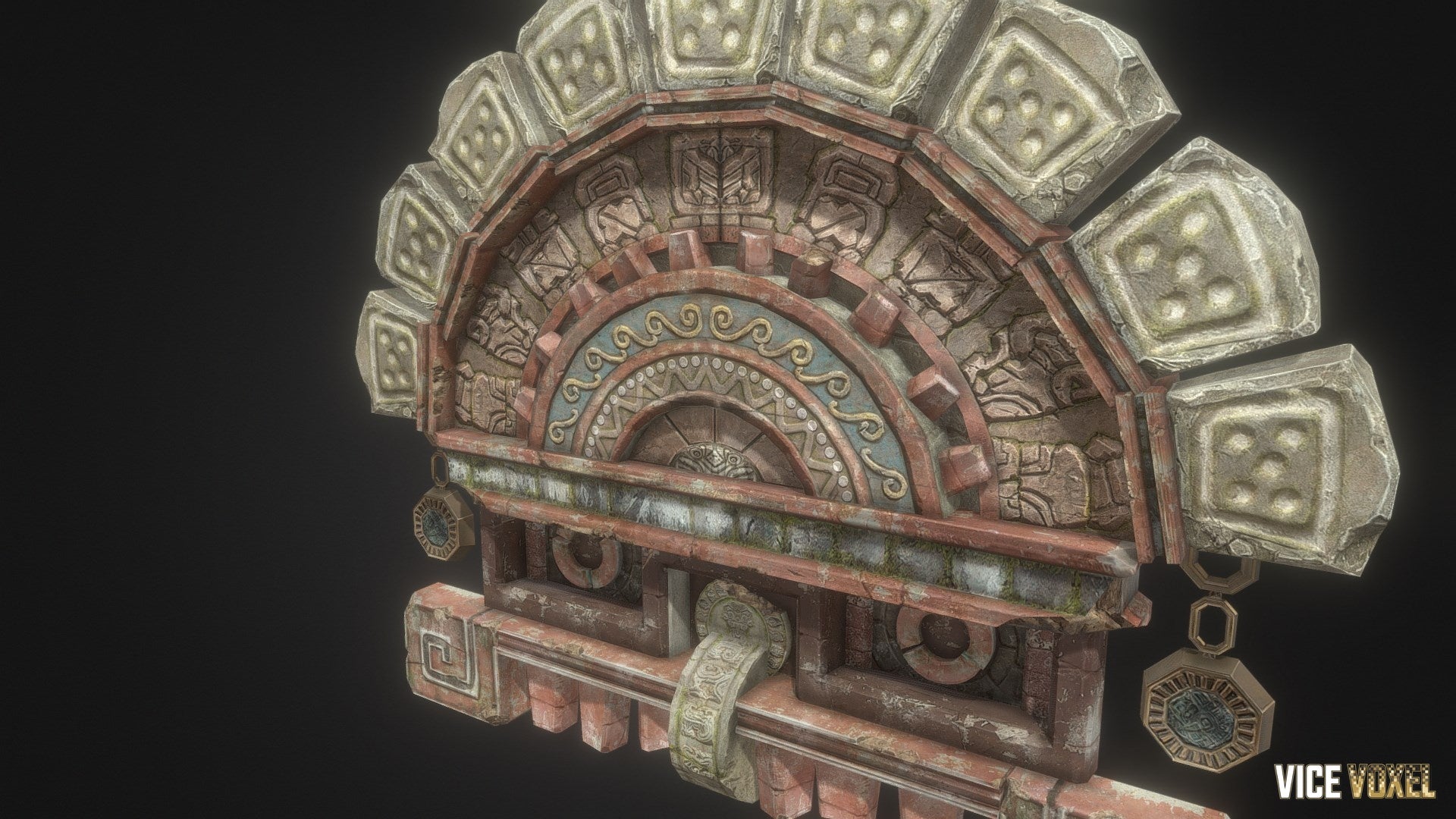 PBR Ancient Gate Face