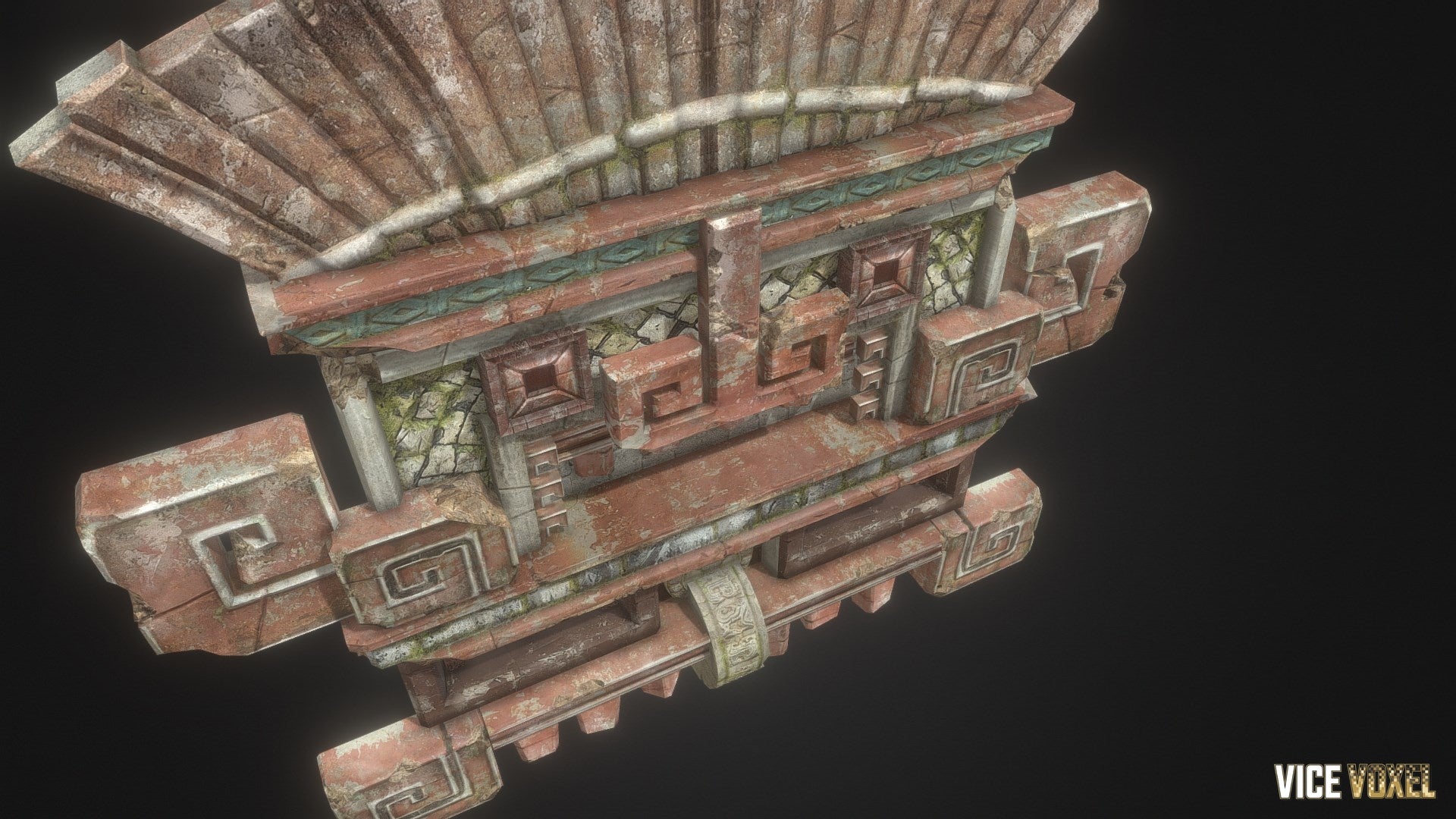 PBR Ancient Gate Face