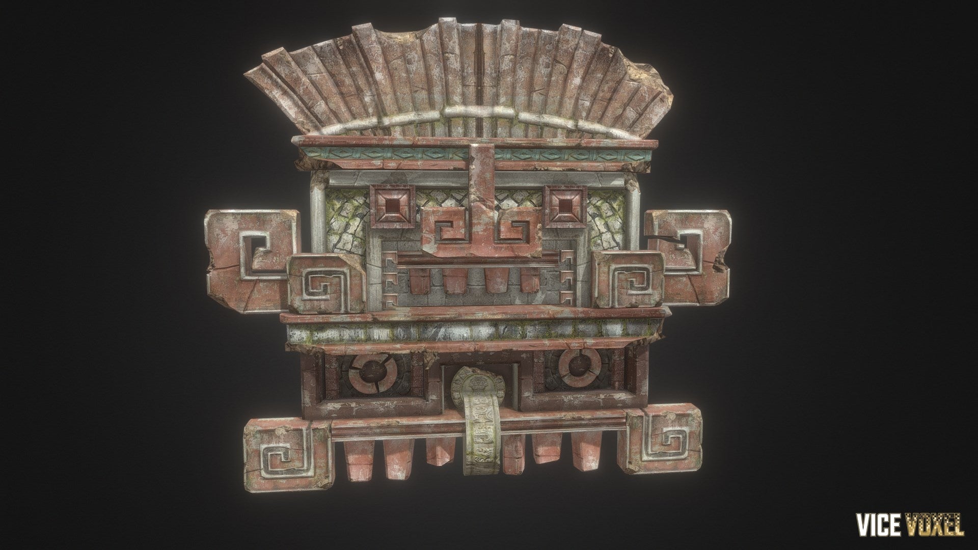 PBR Ancient Gate Face