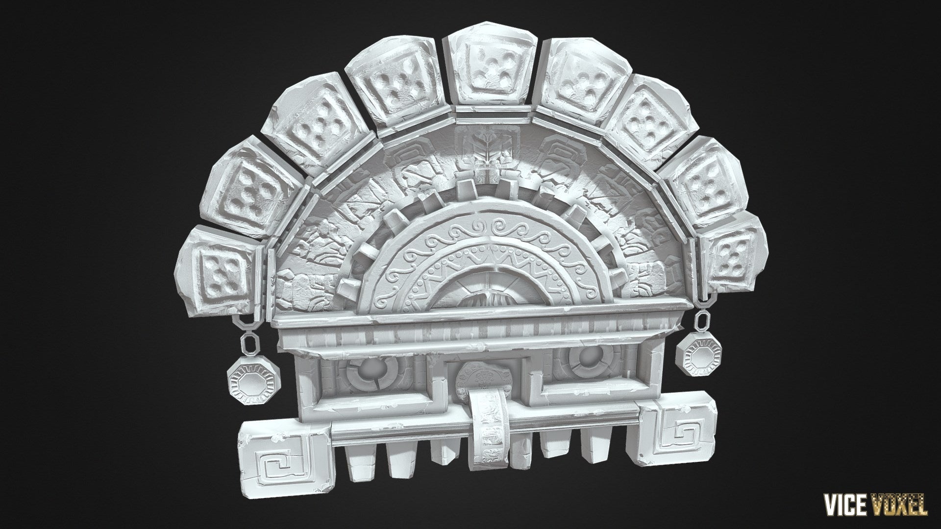 PBR Ancient Gate Face