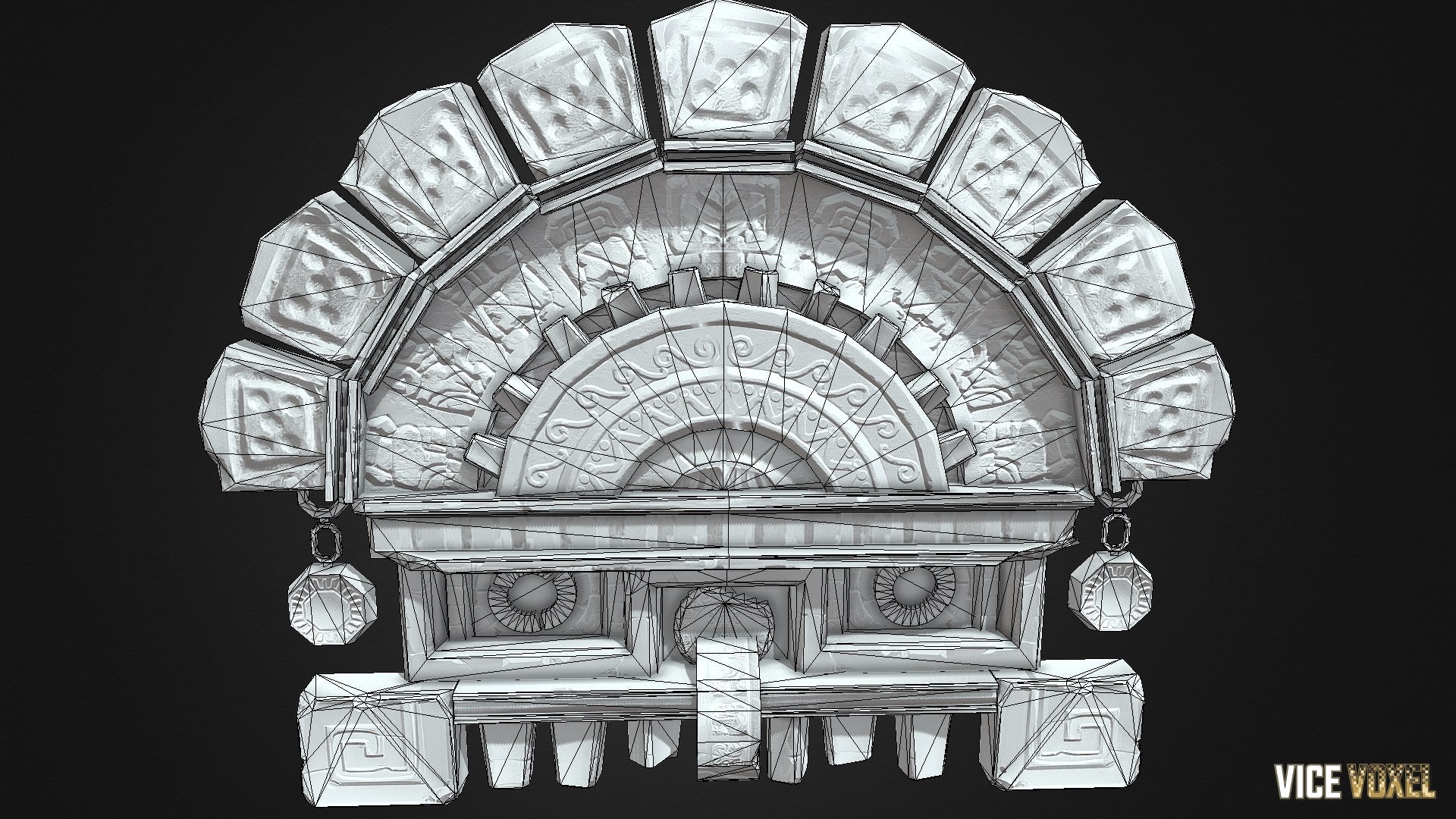 PBR Ancient Gate Face