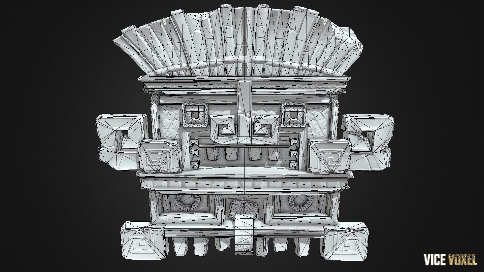 PBR Ancient Gate Face