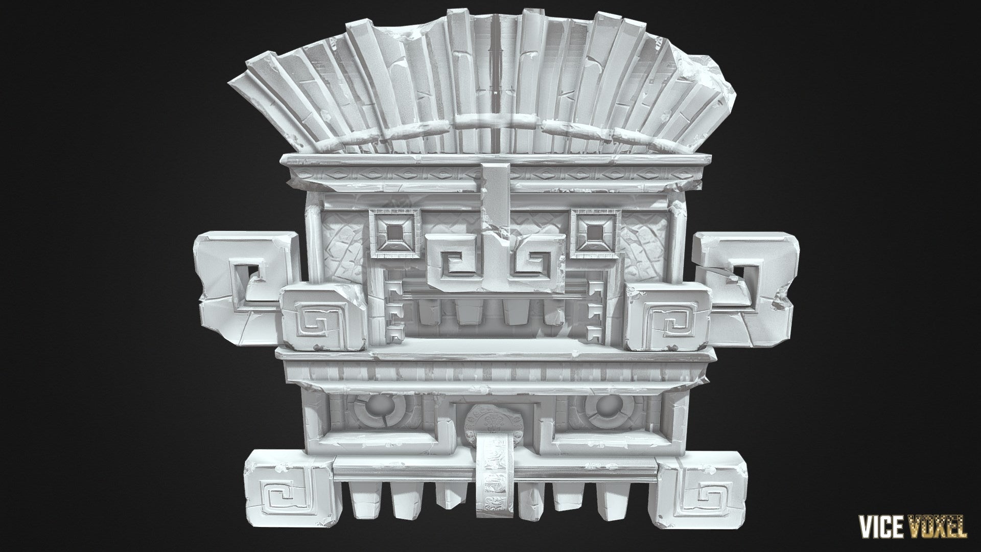 PBR Ancient Gate Face