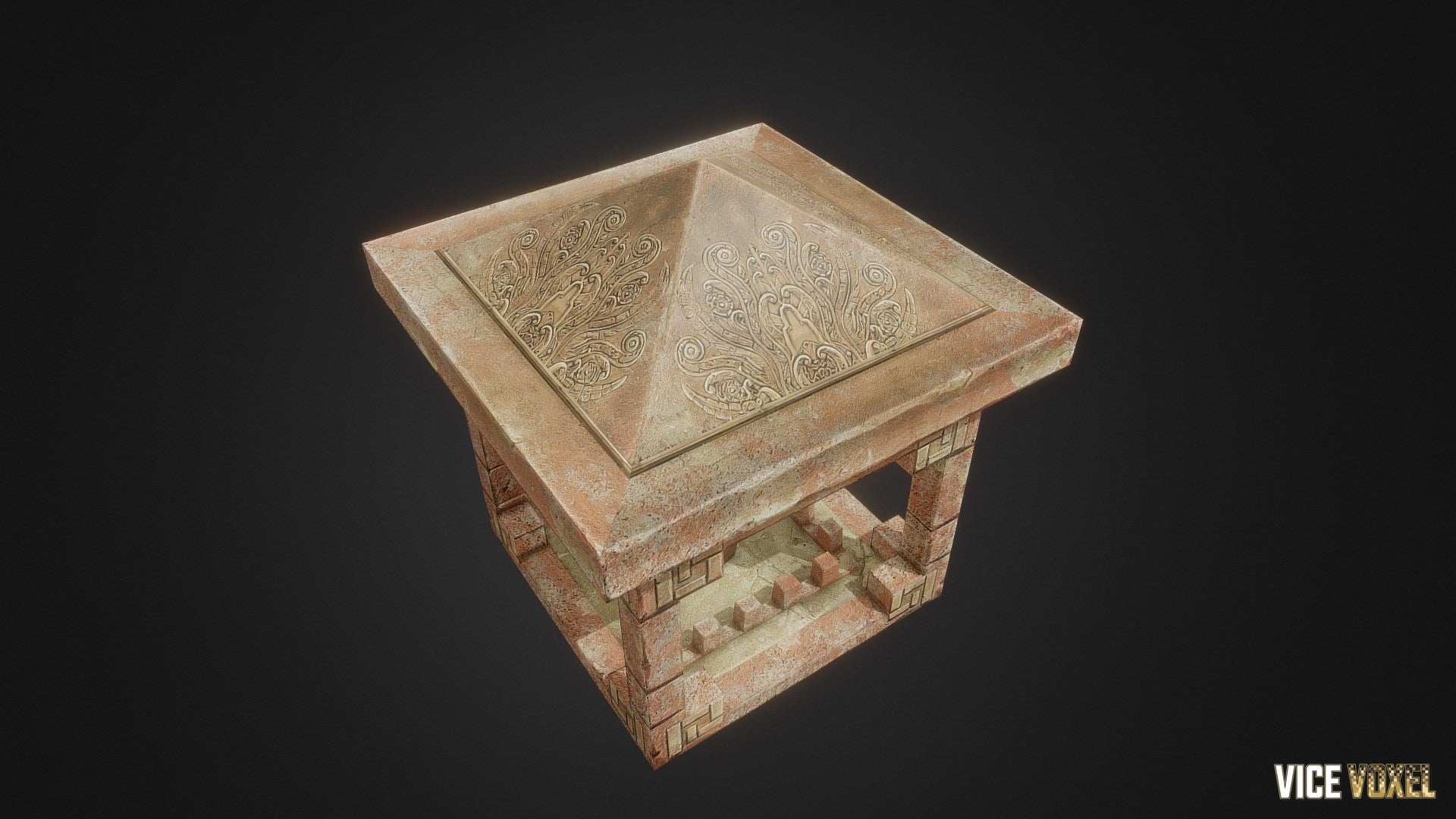 PBR Ancient Tower Top