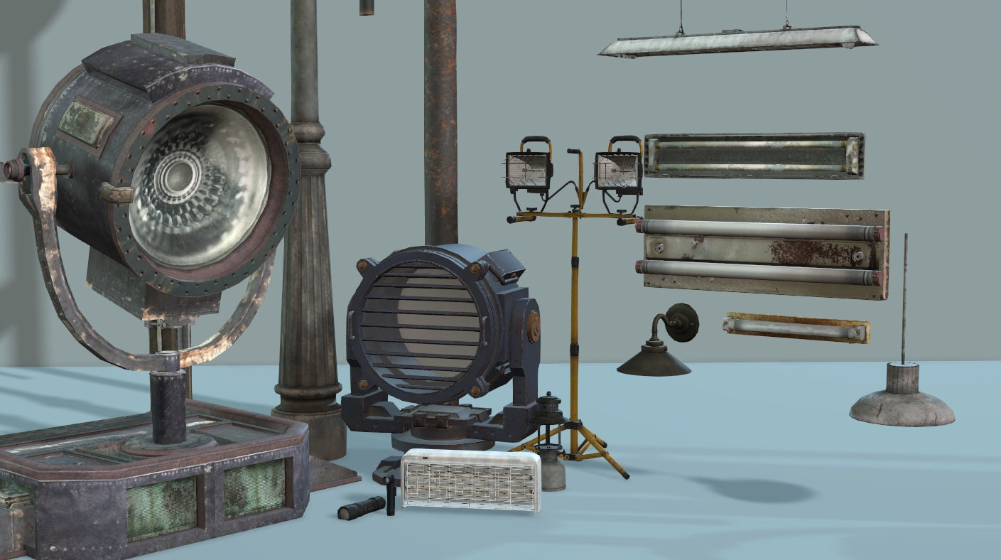 Simple Industrial Lights 30+ - ViceVoxel