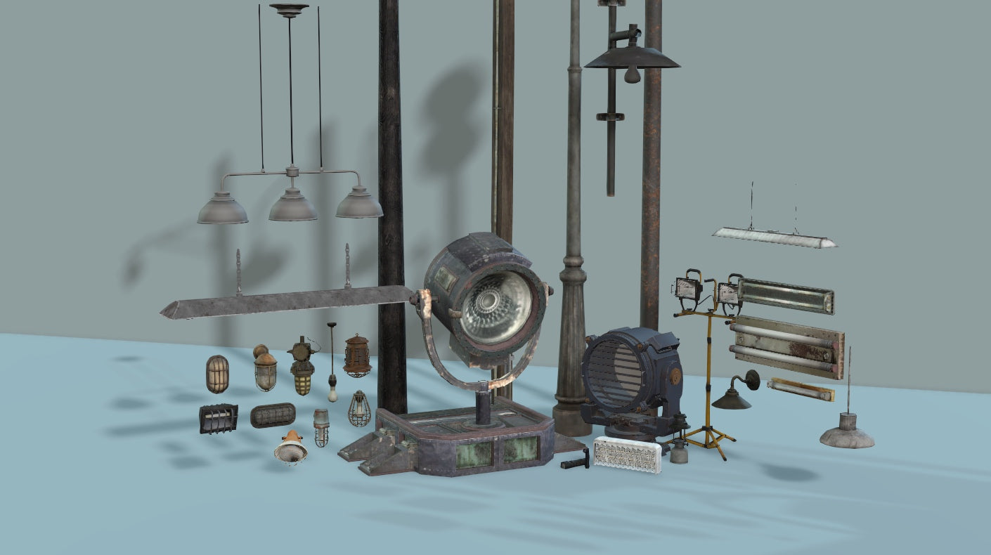 Simple Industrial Lights 30+ - ViceVoxel