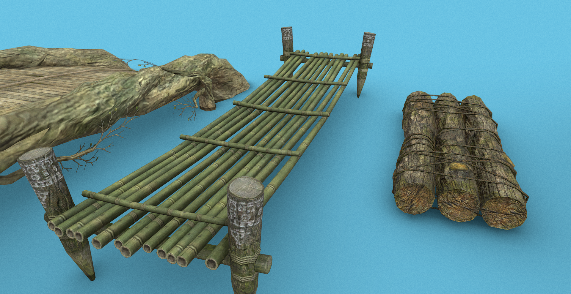 Simple Medieval Bridges 20+ - ViceVoxel
