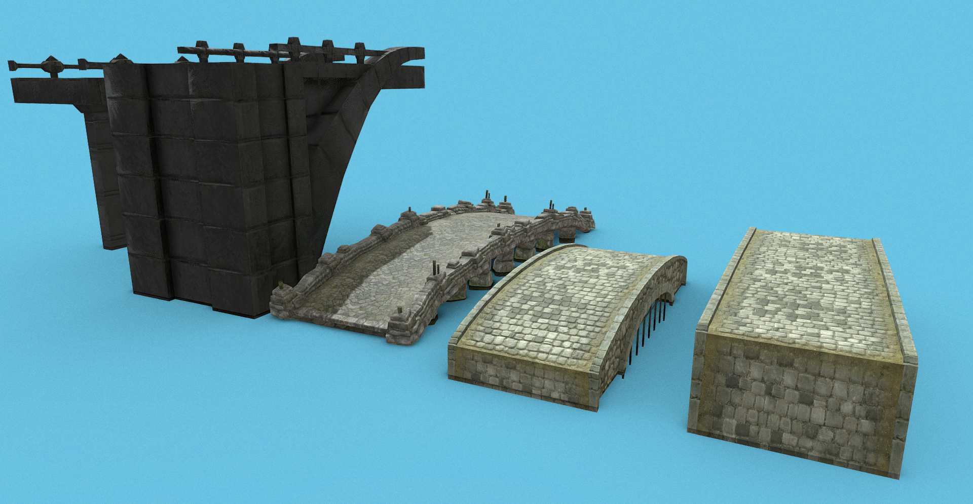 Simple Medieval Bridges 20+ - ViceVoxel