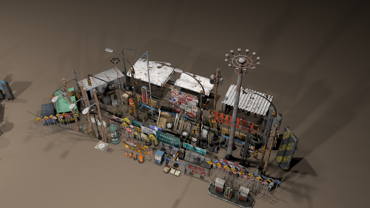Ultimate Apocalyptic Props 600+ - ViceVoxel