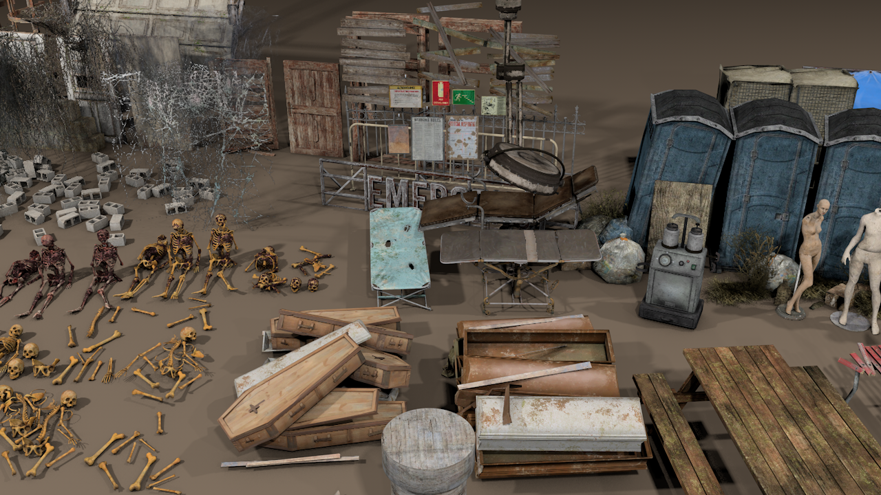 Ultimate Apocalyptic Props 600+ - ViceVoxel