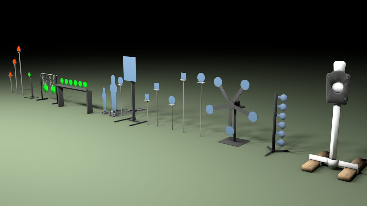 Ultimate Shooting Targets (+Shooting booth) - ViceVoxel